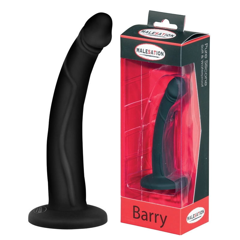 Dildo en silicone Barry noir - Malesation