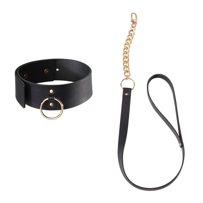 Collari BDSM Maze Wide Chocker Nero - Bijoux Indiscrets