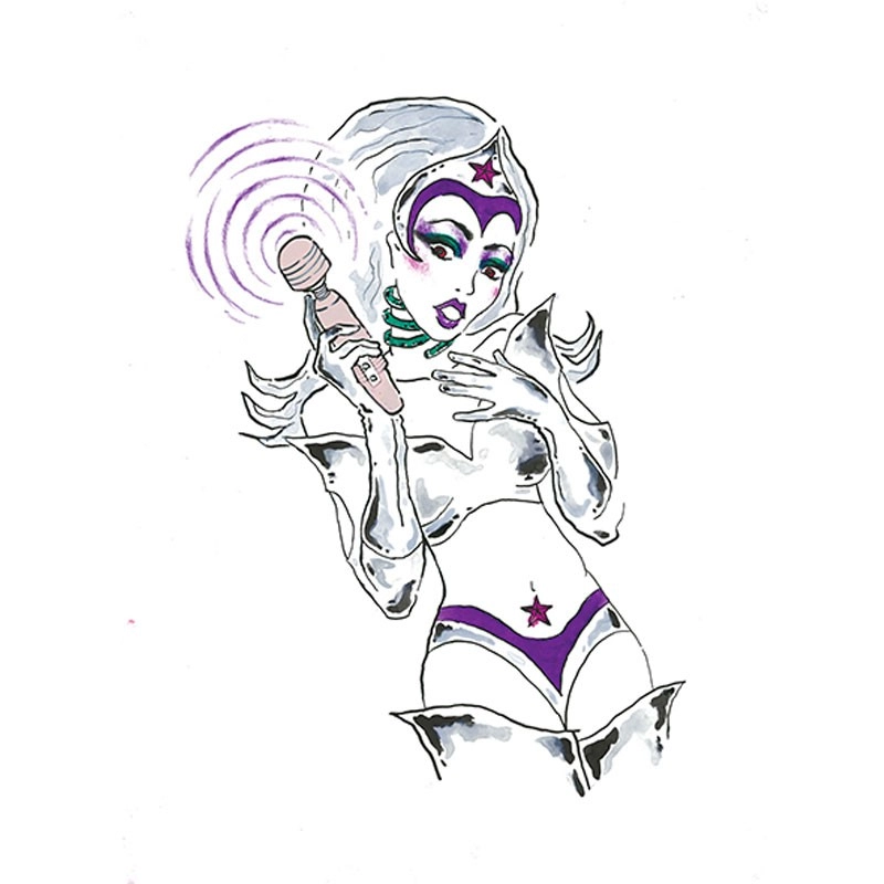 Vibrator Fembot Body Wand Pink - Rianne S