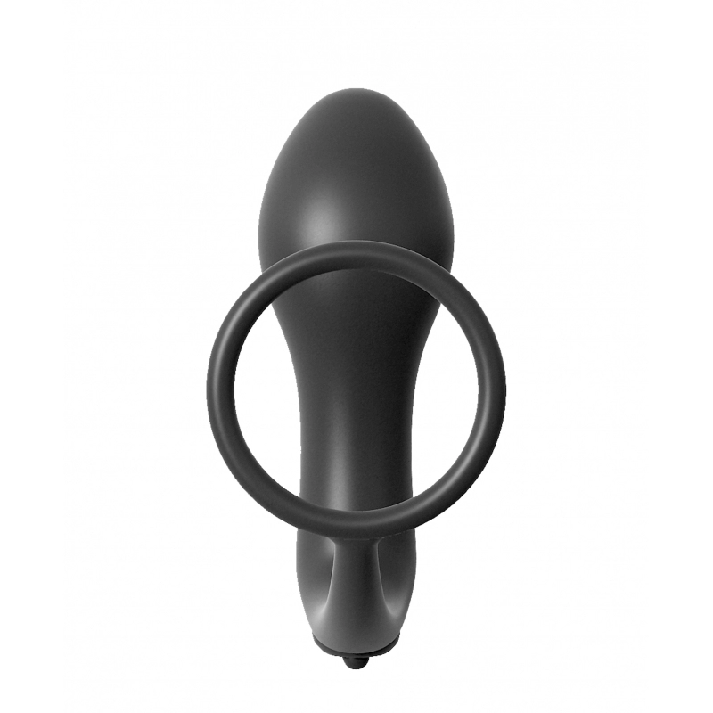 Stimulateur prostatique et Cockring Vibrant Ass-Gasm - Pipedream