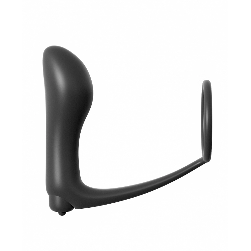 Stimulateur prostatique et Cockring Vibrant Ass-Gasm - Pipedream