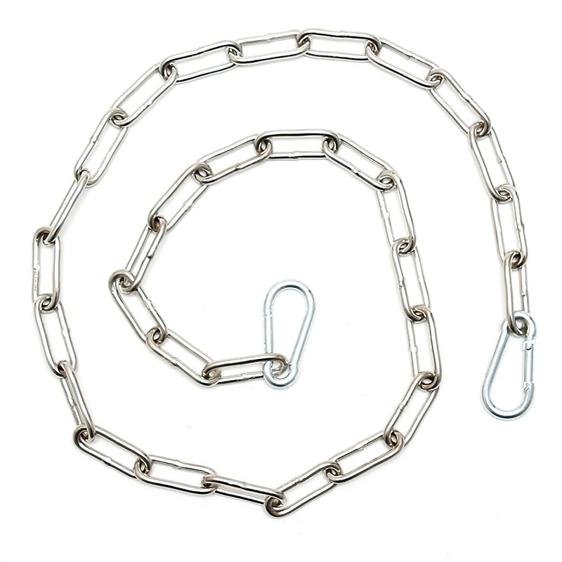 Catena  (1 m.) - saldata con 2 carabine ganci