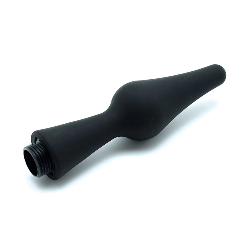 Canule de douche en silicone avec plug anal - Rimba