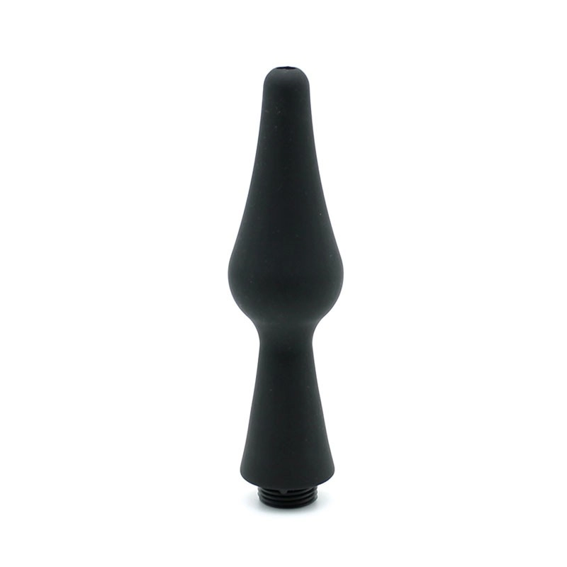 Canule de douche en silicone avec plug anal - Rimba