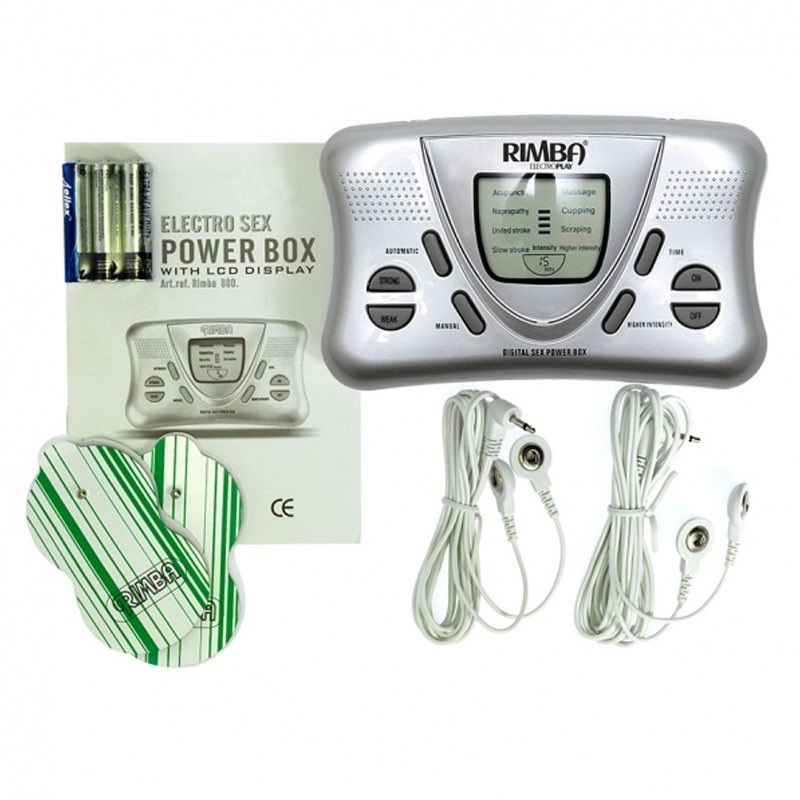 Elektrosex Powerbox Set mit LCD Display - Rimba