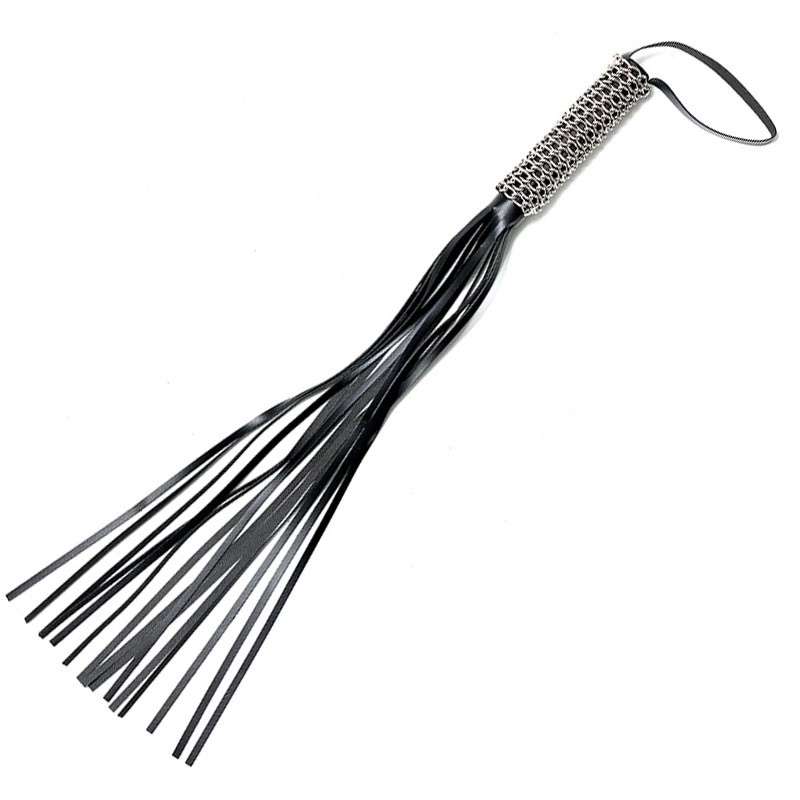 Martinet BDSM en cuir fendu (68 cm) - Rimba