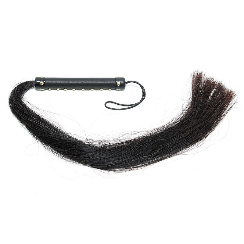 BDSM whip with horse hair (85 cm) - Rimba