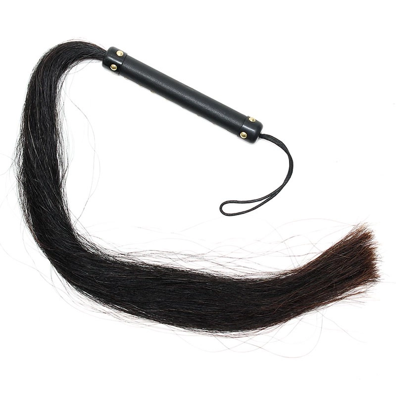 BDSM whip with horse hair (85 cm) - Rimba