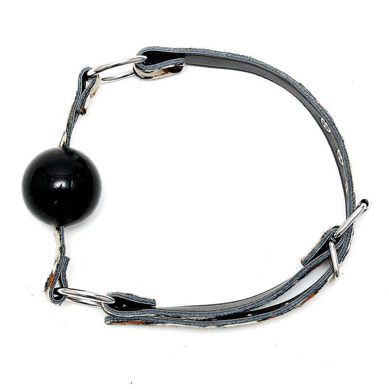 Bâillon Boule en silicone Ø 4.4 cm Léopard - Rimba