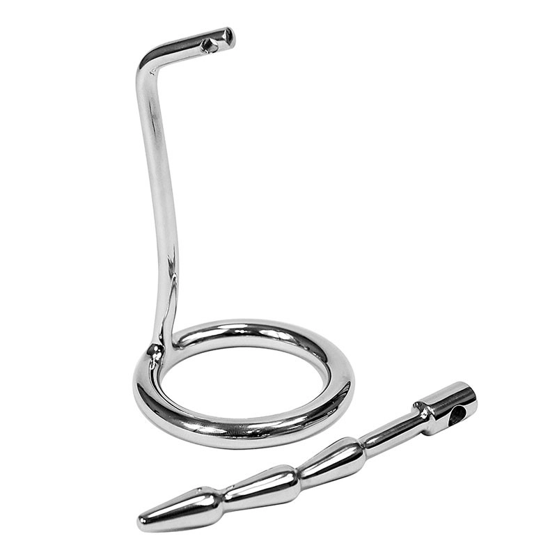 Plug urétral de chasteté en acier inox - Rimba
