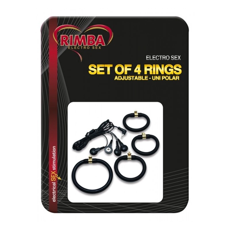 Electro silicone uni polar cock rings - Rimba