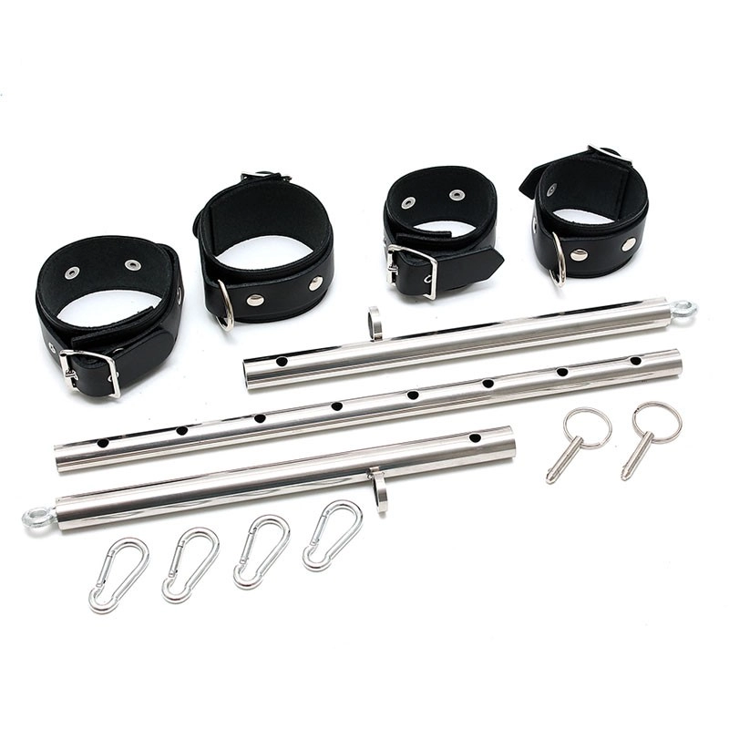 Adjustable spreader bar with 4 handcuffs - Rimba