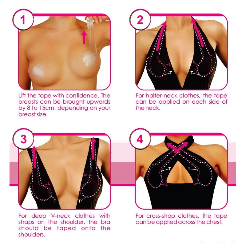 Klebstoff BH - Bye Bra (Größe A - F)