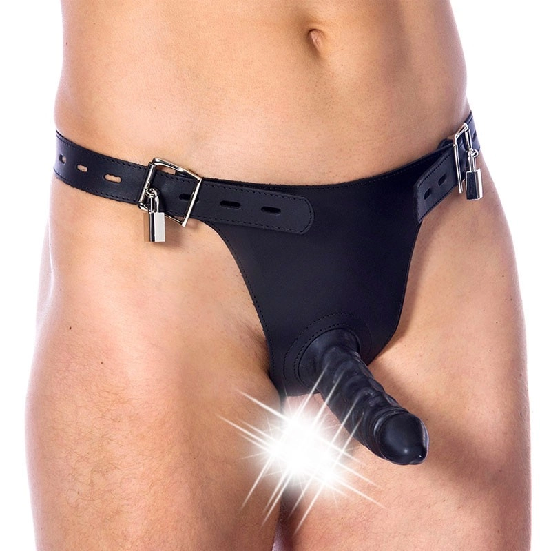 Chastity belt for man with hollow penis - Rimba