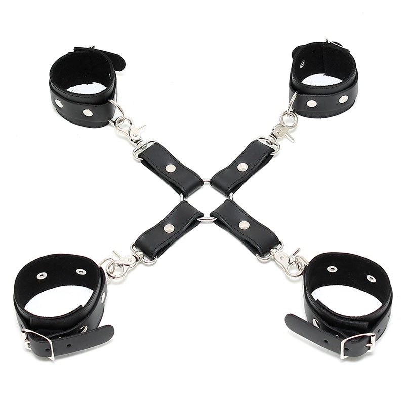 Kit di lacci BDSM in cuoio Hogtie - Rimba