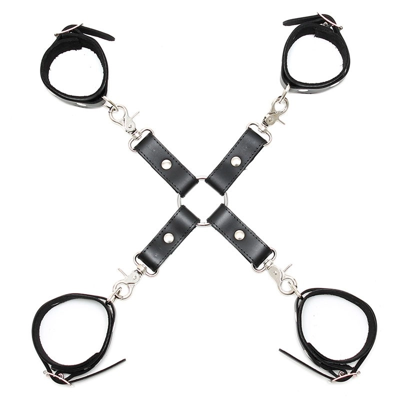 Kit di lacci BDSM in cuoio Hogtie - Rimba