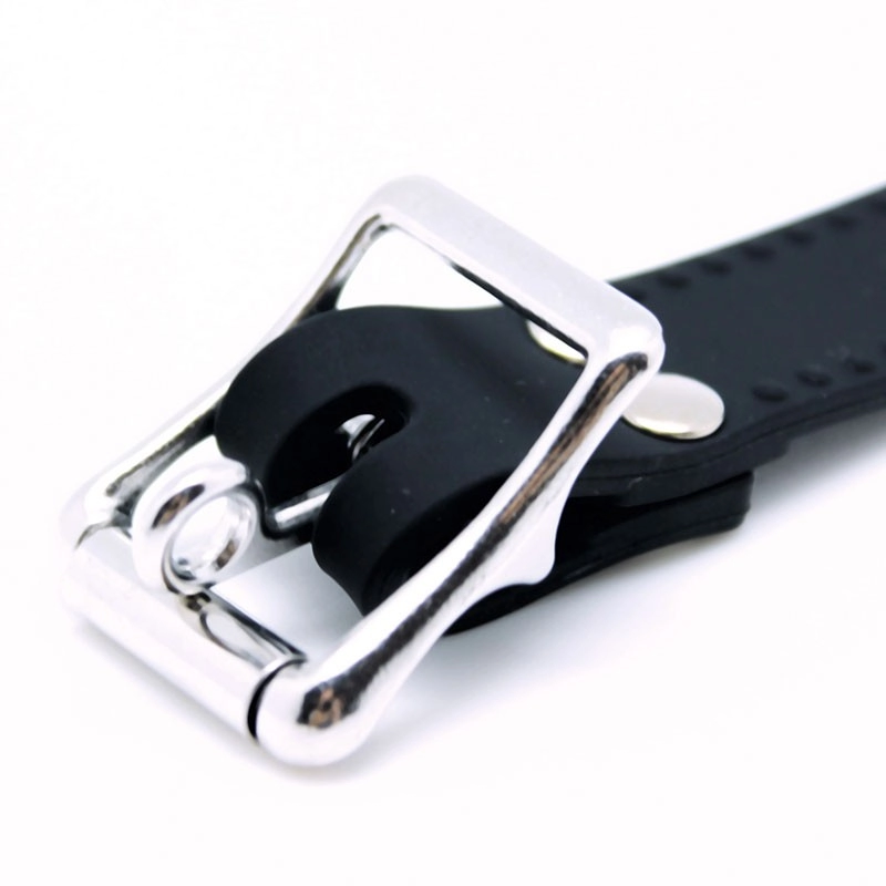 Bavaglio in silicone con osso - Rimba