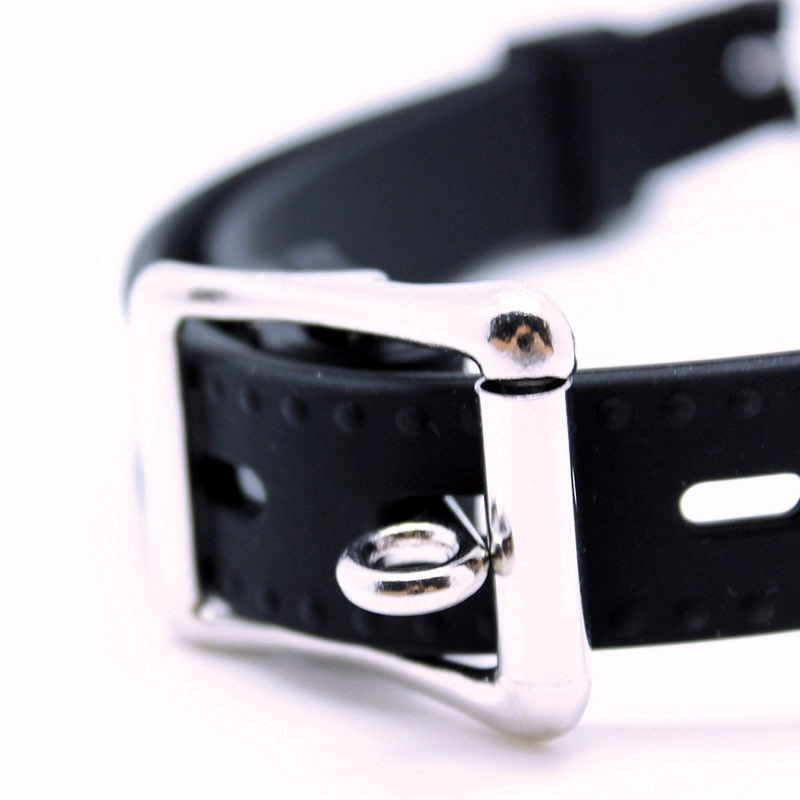 Bavaglio in silicone con osso - Rimba