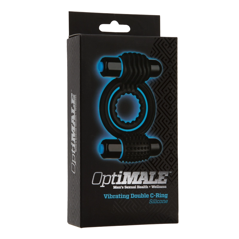 Double anneau pénien vibrant C-Ring – Doc Johnson