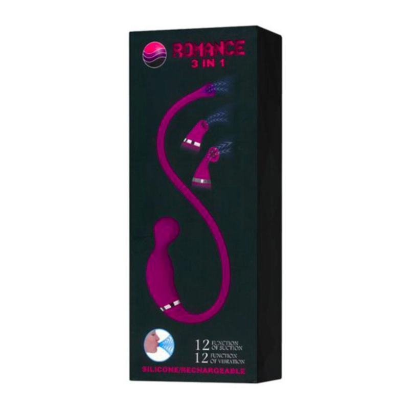 Ansaugendes Sex Spielzeug Romance 3 in 1 - Pretty Love