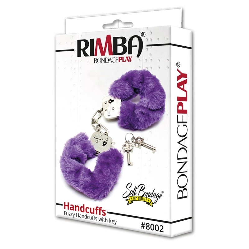 Manette di pelliccia SM Purple - Rimba