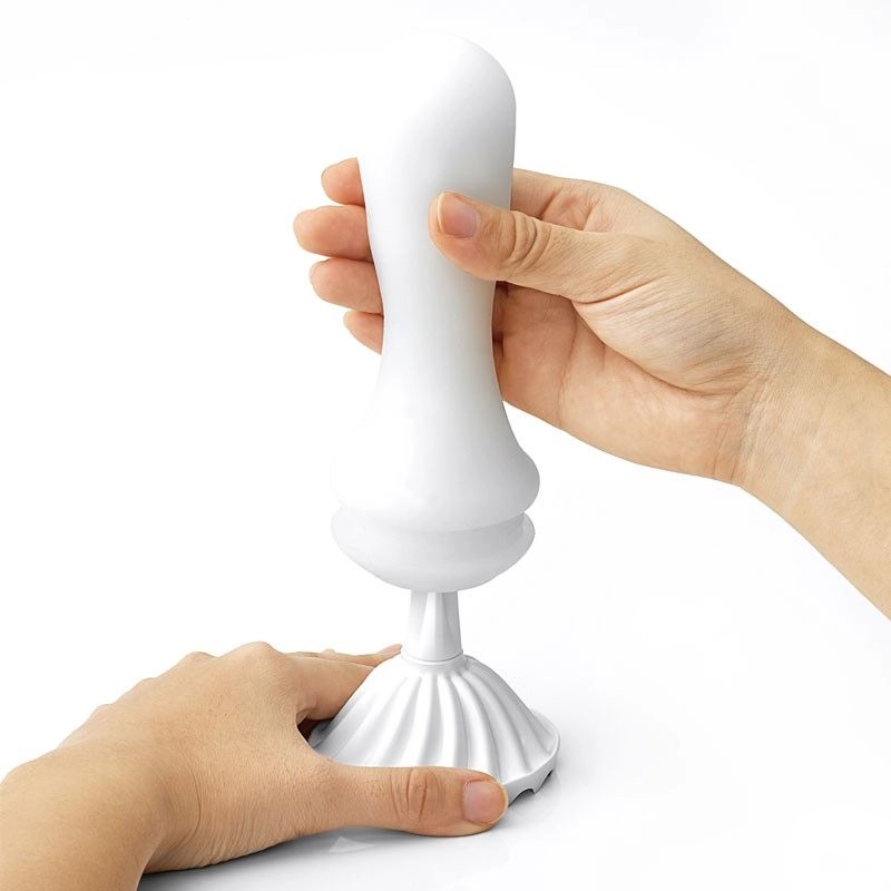 Wiederverwendbarer Masturbator TENGA FLEX - Silky White