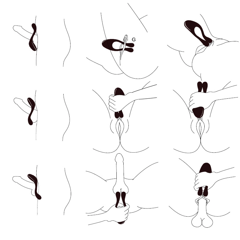 Sextoy pour couple Doppio Violet - BeauMents