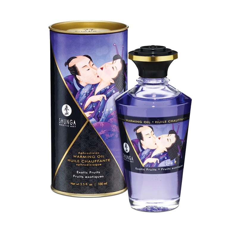 Huile chauffante aphrodisiaque Shunga - Fruits Exotiques
