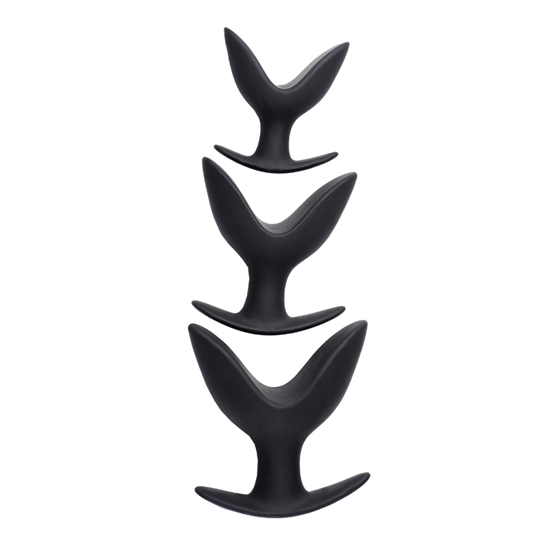 Butt plug qui s'écarte (3pces) Ass Anchors - Master Series