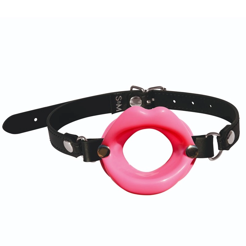 Ball Gag with Silicone Lips - S&M