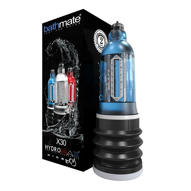 Bathmate Hydromax X30 Wide Boy - penis pump Blue