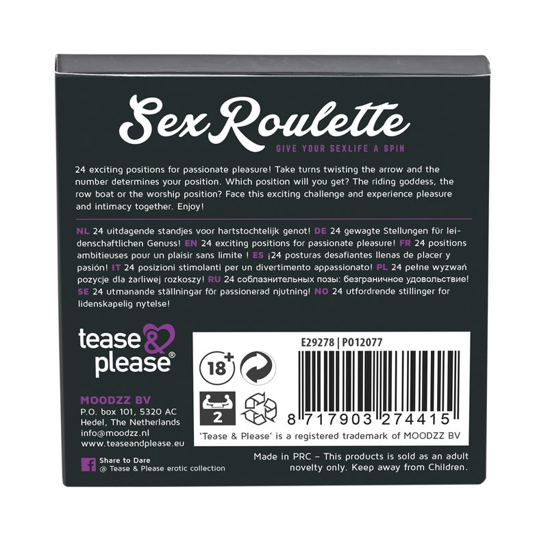 Sex Roulette Kamasutra - Jeu coquin