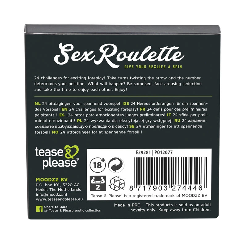 Sex Roulette Foreplay - Giochi Maliziosi