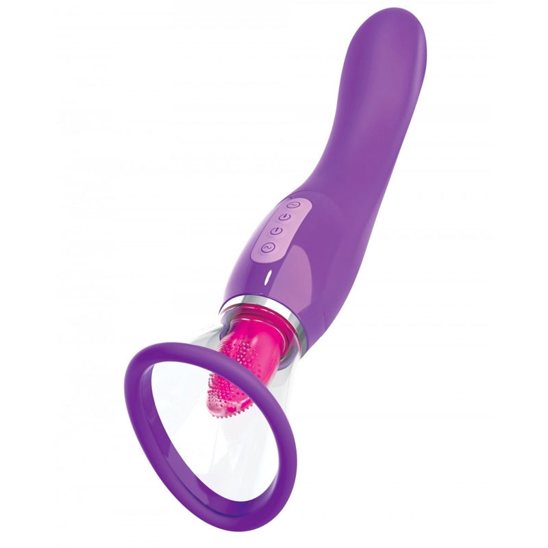 Pompe clitoridienne & langue vibrante - Pipedream