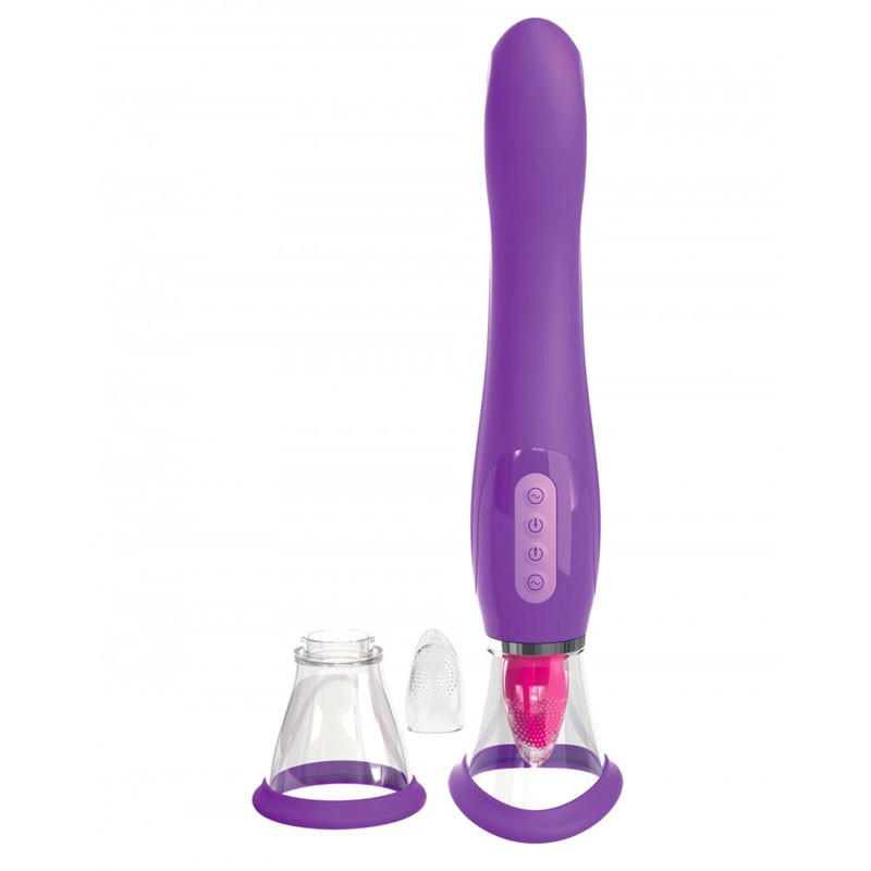 Pompe clitoridienne & langue vibrante - Pipedream