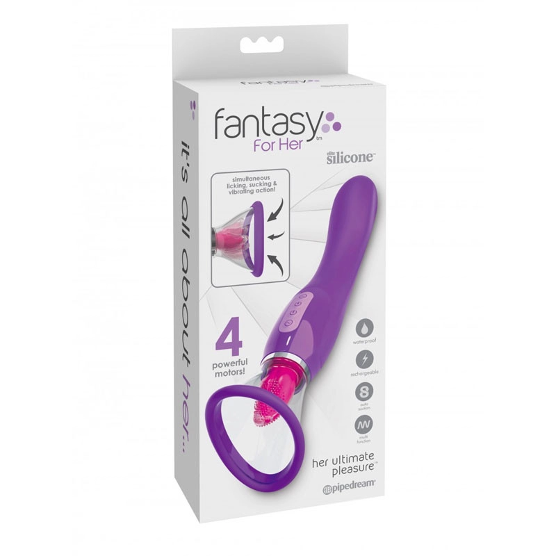 Pompe clitoridienne & langue vibrante - Pipedream