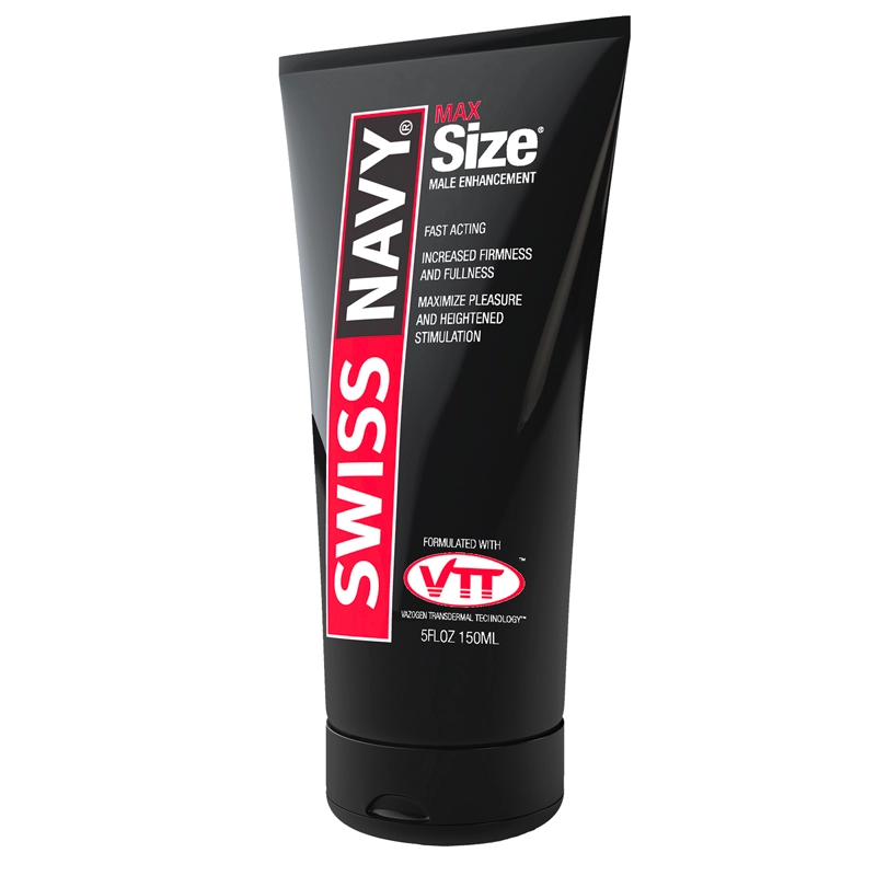 Pomata erettile - Swiss Navy MaxSize Black 150ml