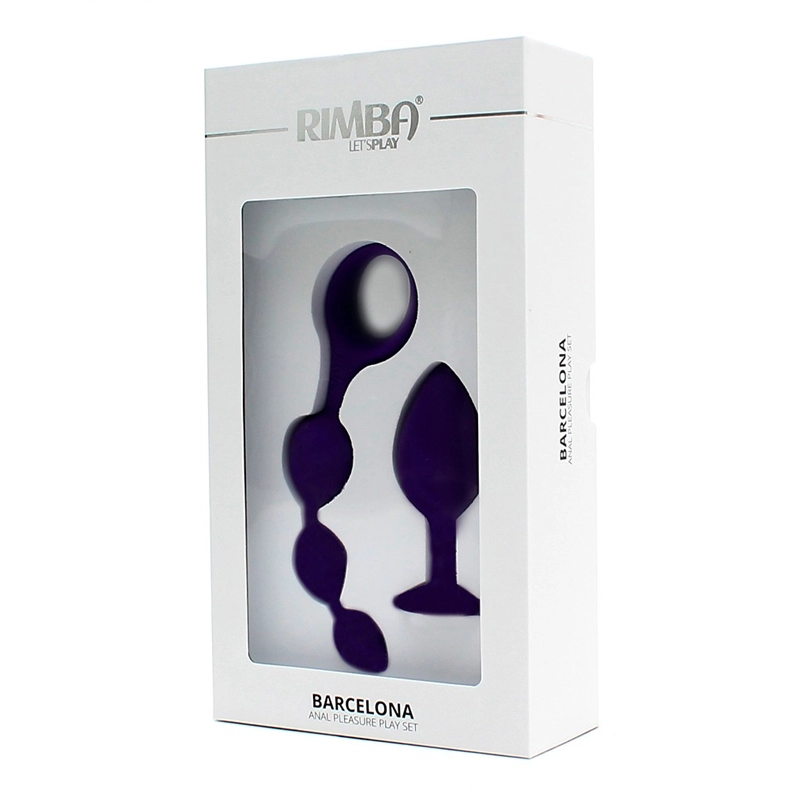 Plug Anal Set Barcelona Purple - Rimba