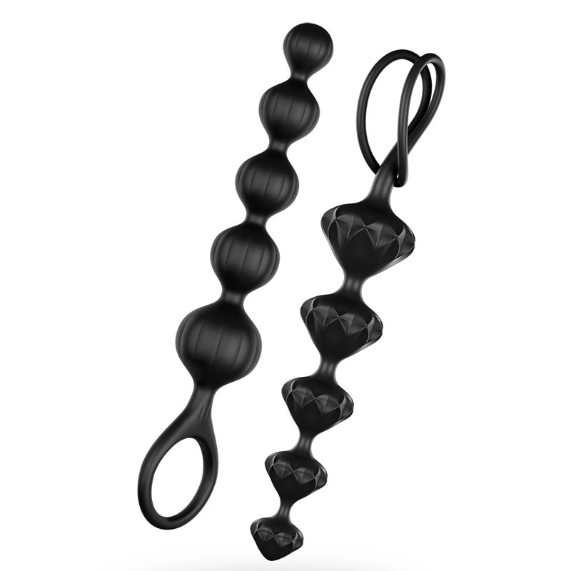 2x Silicone Anal beads - Satisfyer