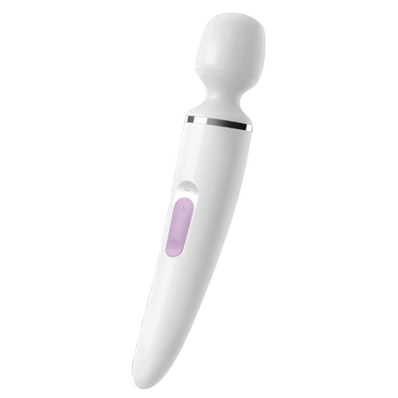 Vibromasseur baguette ultra puissant – Satisfyer Woman Wand blanc
