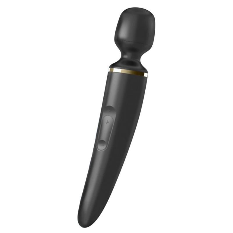 Vibromasseur baguette ultra puissant – Satisfyer Woman Wand Noir
