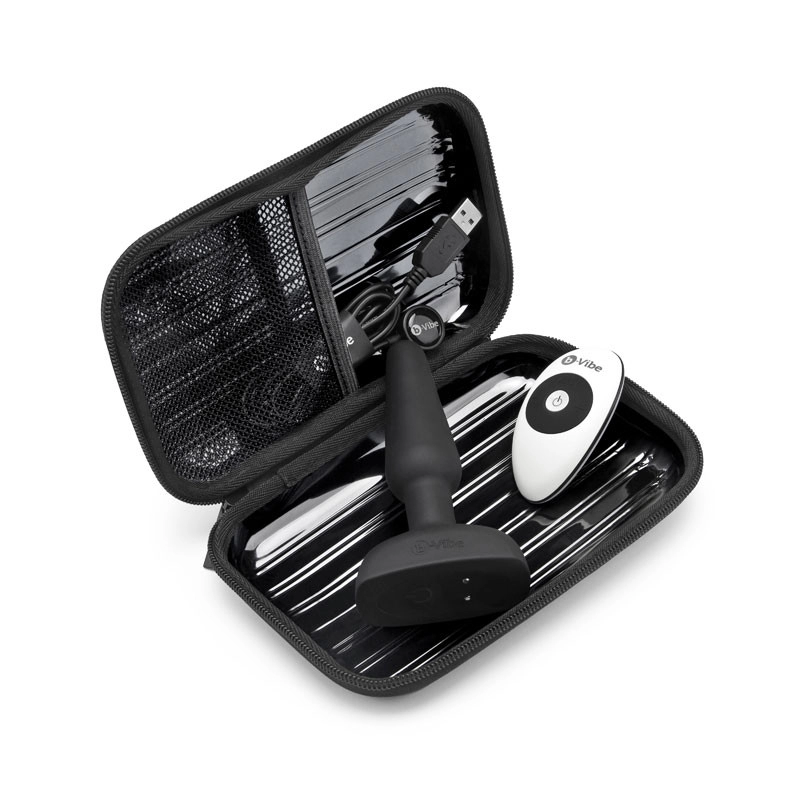 Plug anal Rotatif et vibrant télécommandé - B-Vibe Trio