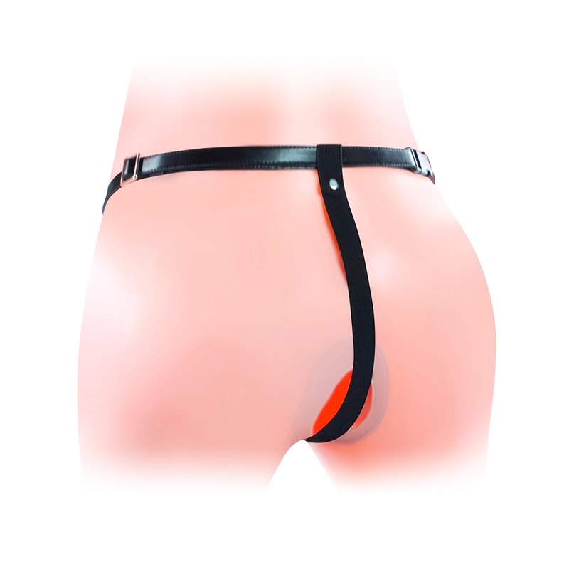 Double gode creux Unisex avec harnais - Rimba