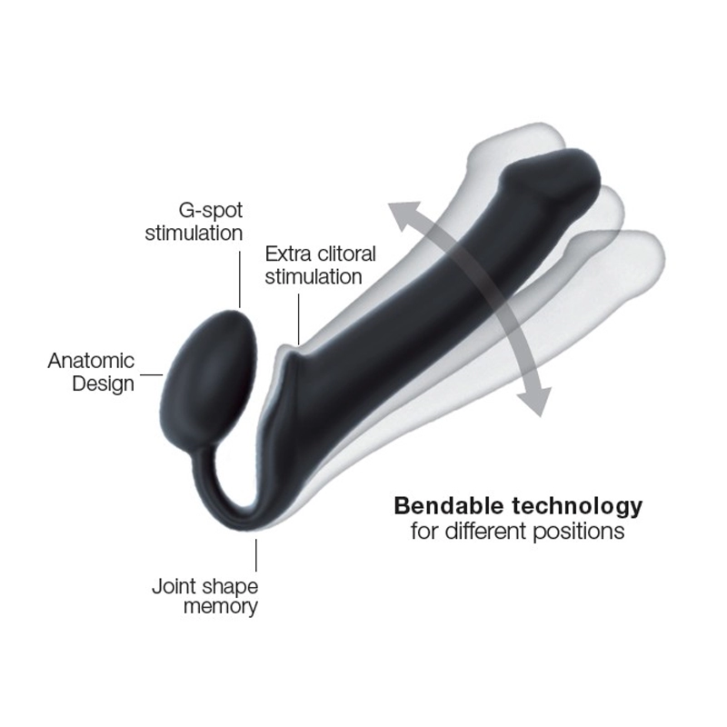 Doppio dildo Strap-On-Me MEDIUM (Flesh) - Rimba