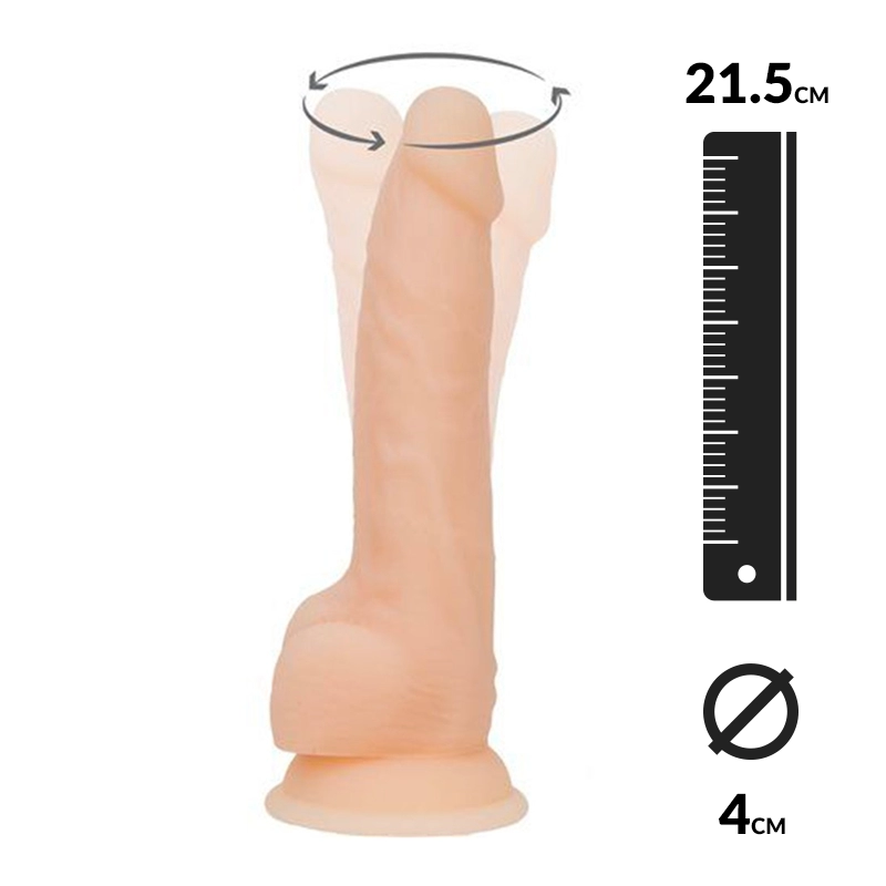 Rotary realistic vibrator - Naked Addiction