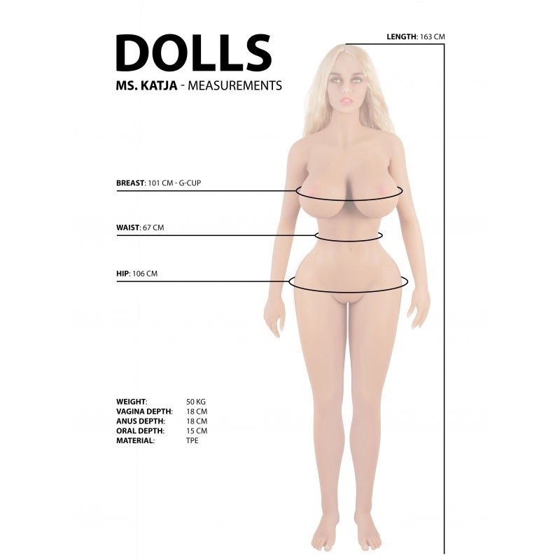 Lifesize realistic Real Doll Ms. Katja