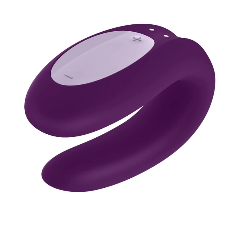 Vibromasseur pour couple Double Joy (violet) – Satisfyer