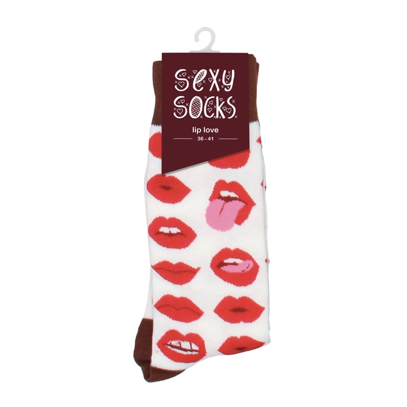 Sexy Socks 'Lip Love' - Calzini sexy