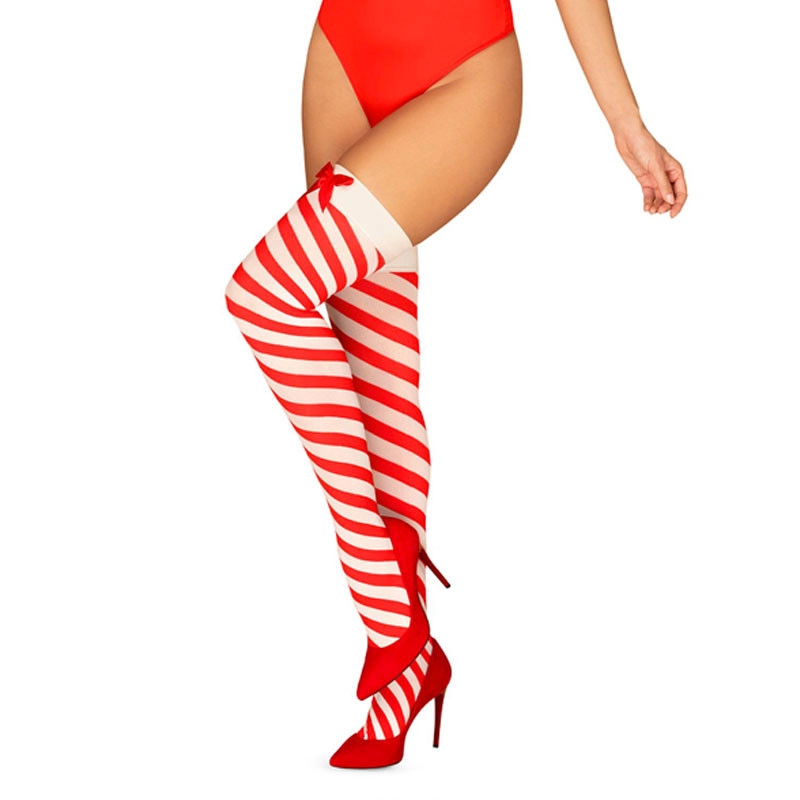 Kissmas Sexy stockings (red) - Obsessive