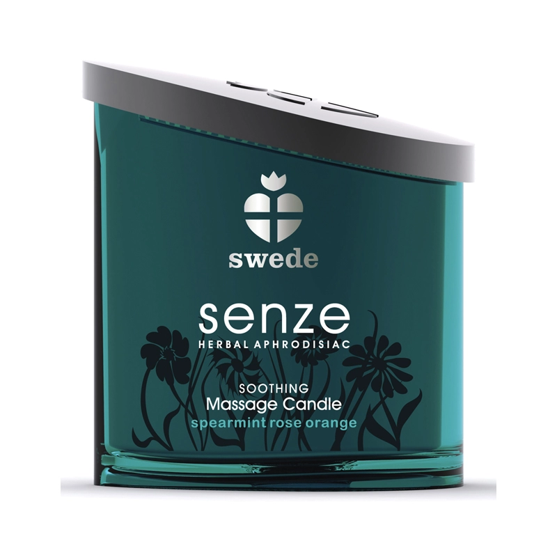Massage Oil Candle - SWEDE Soothing Spearmint Rose Orange